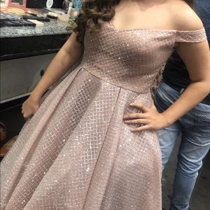 Prom high-low dress
